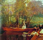John Singer Sargent A Boating Party painting